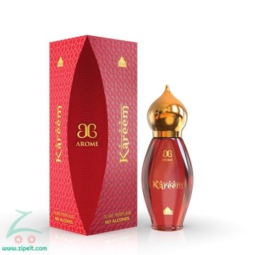 Arome Kareem Attar Roll-On Perfume | 6ml (Pack of 2) | Top Notes: Saffron, Cardamom, Cinnamon & Bergamot | Long-Lasting Unisex Alcohol-Free Perfume Oil